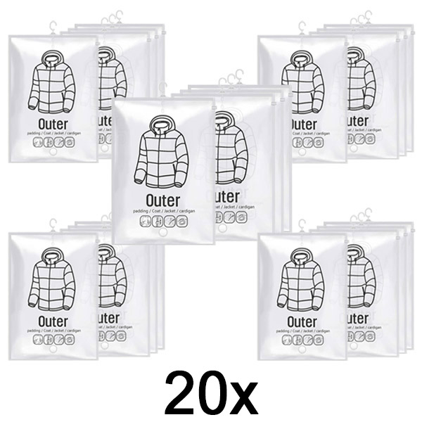 5x Hangende Vacuüm Opbergzakken (4 stuks) | VACUHANG