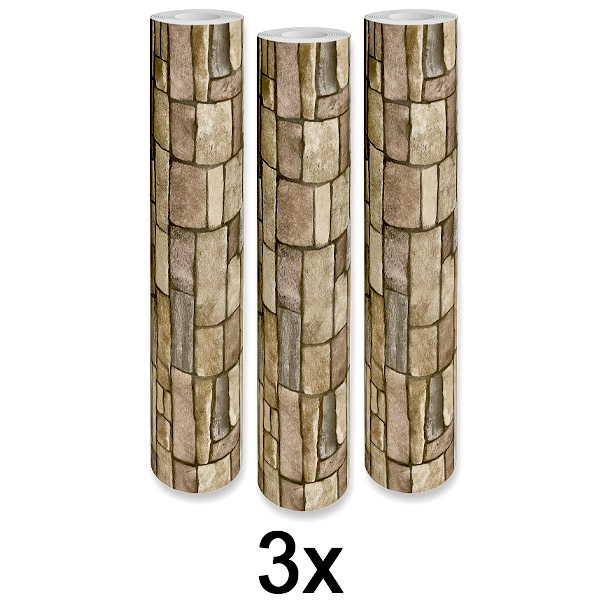 3x Stijlvol 3D Behang – Eenvoudige Wandtransformatie | WALLCORWRAP 2+2 GRATIS