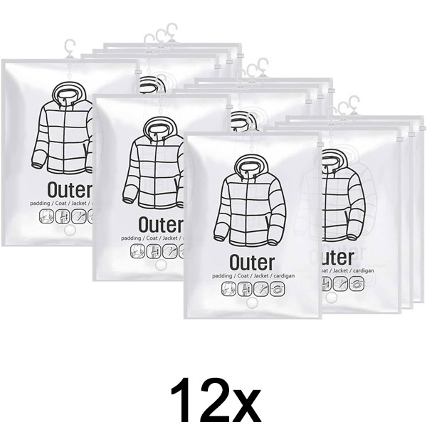 3x Hangende Vacuüm Opbergzakken (4 stuks) | VACUHANG