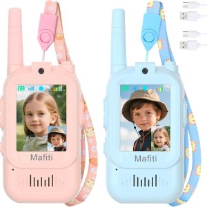2-pack video walkietalkies voor jonge ontdekkers | KIDTALKIE